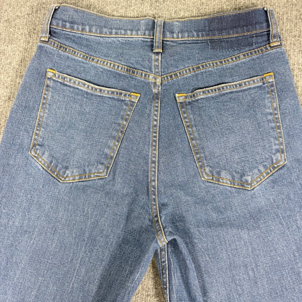 Abercrombie & Fitch Slim Straight Ultra High Rise Jeans Blue Size 29/8L - Picture 3 of 11